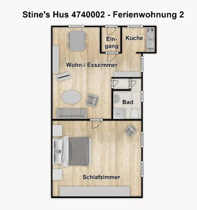 Stine'S Hus Ferienwohnung 2 Боркум Экстерьер фото